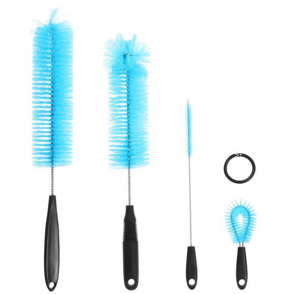 FOMIYES 4pcs Long Handle Bottle Brush Glass Jar Brush Cup Cleaning Brush Washing Brush Supply