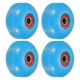 thumbnail image 1 of Unique Bargains Roue de Planche à Roulettes 52mm avec Roulements ABEC-9 Roues de Rue pour Skateboards Roue de Croisière 95A, Bleu Rouge Lot de 4, 1 of 4