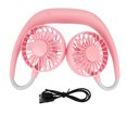thumbnail image 1 of Yeacher Portable Fan Hand Free Small Personal Mini USB Fan Rechargeable Neck Fan 3 Speeds, 1 of 8