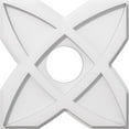 thumbnail image 1 of Ekena Millwork CMP14TS-04000 14 in. OD x 4 in. ID Square Titus Architectural Grade PVC Contemporary Ceiling Medallion, 1 of 1