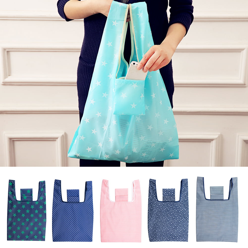 Portable Compact Waterproof Folding Shopping Bag Eco Bag Folding Storage Bag