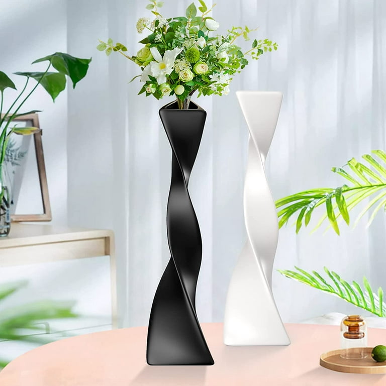 Tall Floor Vase Ceramic Vases Modern Home Decor Flower Vase for
