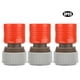 thumbnail image 4 of 3 uds conector de tubería de agua equipo de riego práctico riego de jardín duradero 3/4 "manguera de agua de PVC conector adaptador de grifo, 4 of 5