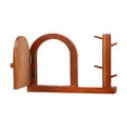 thumbnail image 2 of DOLITY Wall Mounted Socket Decor Frame Cute Wooden Switch Protective Cover for Home Red Brown, 2 of 9