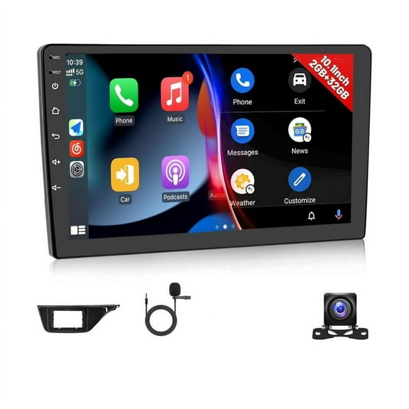 Stereo Double Din Android Carplay GPS 2 32G WIFI