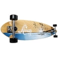 thumbnail image 2 of Krown Longboard Wood Sunset Pier Pintail 9" x 43", 2 of 4