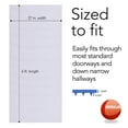 thumbnail image 3 of Resilia 27" x 6' Clear Vinyl Plastic Low-Pile Floor Runner/Protector, 3 of 10