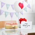 thumbnail image 6 of Raindrops Red Plastic Cake Topper for Birthday Cake Decor Use Adds Festive Atmosphere to Parties and Cakes 100 Pieces, 6 of 8