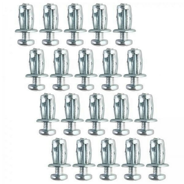 koolsoo 3x20 Pièces Vis Outil Pétale Écrous pour Métal pour Armoires Murales Calligraphie 6x25mm