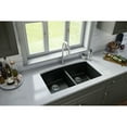 thumbnail image 3 of Karran Usa Qu-710 Quartz Qu 32" Undermount Double Basin Quartz Composite Kitchen Sink -, 3 of 5