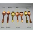 thumbnail image 3 of 99.9% Pure Copper Spoon, Set of 2（1 Brass+1Copper), Copper Dinner Spoon, Brass Soup Spoon, Copper Tableware (Length：7.3 inches, width：1.4inches), 3 of 3