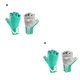 thumbnail image 4 of Eigraketly Ciclismo Mitten Medio dedo Shock Padded Guante Antideslizante Portátil Montar Sin dedos Guantes de bicicleta a prueba de golpes, Azul, L azul L 2piezas Eigraketly CBP139683, 4 of 6