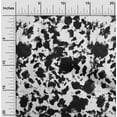 thumbnail image 1 of oneOone Cotton Flex Black Fabric Animal Skin Quilting Supplies Print Sewing Fabric By The Yard 40 Inch Wide-AGA, 1 of 4