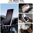 thumbnail image 3 of for Samsung Galaxy S23 Ultra Case, [Full Camera Cover Protection] [Compatible with MagSafe] Magnetic Metallic Glossy Clear Luxury Soft Case for Galaxy S23 Ultra 5G 6.8 inch -Lavender Purple, 3 of 17