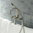 thumbnail image 2 of Kingston Brass Ae840.Dl Concord Deck Mounted Clawfoot Tub Filler - Nickel, 2 of 7