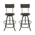thumbnail image 1 of Hawthorne Collections Adjustable Bar Stool in Black (Set of 2), 1 of 5