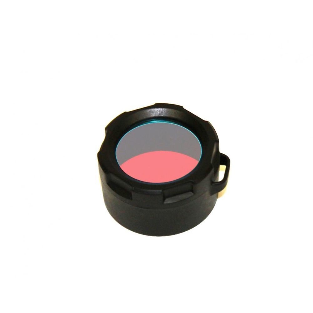 Powertac Red Flashlight Filter fits Warrior and Hero