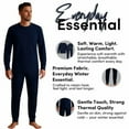 thumbnail image 5 of BenBen Men’s Base Layer Thermal Underwear Set Waffle Knit 2-Pack – Lightweight & Warm| S-2XL, 5 of 5