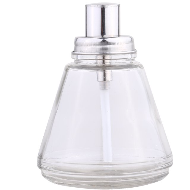 1pc Press Type Bottle Cleanser Storage Bottle Alcohol Dispenser Sanitizer Container for Home Outside (220ml Plastic Core)