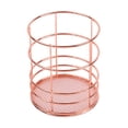 thumbnail image 6 of Wrought Iron Storage Basket Rose Gold Storage Box Desktop Debris Basket Modern Home Storage Racks Office Accessory, 6 of 6