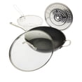 thumbnail image 1 of Curtis Stone Dura-Pan 5-Quart 4-piece Nonstick Chef's Skillet Set, 1 of 7