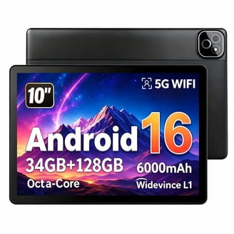 2026 Android 16 Tablet 11inch, Face Unlock, 32GB+256GB+1TB Expand