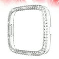 thumbnail image 3 of KAKOWELY Boîtier de Montre 1 Pce Boîtier de Montre avec Perceuse à Double Rangée Coque Antichoc Compatible pour Fitbit Versa 2 Series (Couleur Transparente) 1.57"X1.57"X0.24 Pouces, 3 of 4