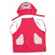 thumbnail image 1 of Delantal impermeable a prueba de aceite para adultos, delantal de cocina con capucha para Chef, barbacoa, cocina, horneado, Catering (rosado), 1 of 8