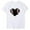 White, variant on Meichang Women's Cute Heart Graphic T Shirts Casual Short Sleeve Crewneck Summer Tees Tops Loose Fit Comfy Summer Blouses Oversized Tshirts for Women White M