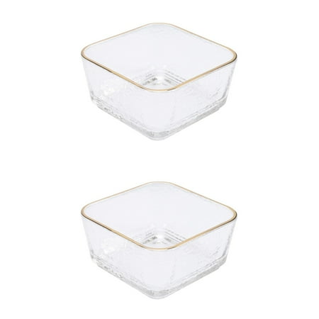

2pcs Japanese Style Dessert Bowl Oatmeal Baking Bowl Compact Reusable Salad Mixing Bowl