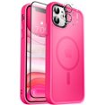 thumbnail image 1 of Funda MOCCA Strong Magnetic para iPhone 11 de 6.1 pulgadas, color rosa intenso, 1 of 7