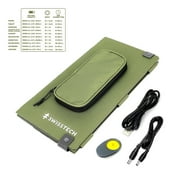 Swiss Tech Foldable Solar Panel, 30W, USB-A and USB-C, Phone Charger, Waterproof, Emergency Use, Panel Only