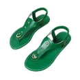 thumbnail image 7 of Bkhluea Women Flip Flop Sandals Elastic Slingback Metal Accent Shoes Comfortable For Beach Travel Casual Daily Outdoor, 7 of 7
