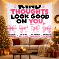 thumbnail image 3 of Kind Thoughts Look With Good You, Mystical Fantasy for Space Lovers, Galaxy Room Decor Room Accent, Valentine's Day Gift, Tapestry Wall Hanging for Bedroom and Dorm, 3 of 7
