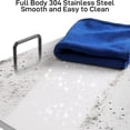 thumbnail image 4 of Garvee 50 inch Pet Grooming Bath, Medium Stainless Steel Cleaning Bathing Station, Silver, 4 of 7