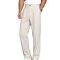 thumbnail image 3 of Vetsdori Quick Dry Pants for men Dress Sport Pockets Straight Leg Ice Silk Athletic Pantalones Stylish Mens Track Pants, 3 of 6