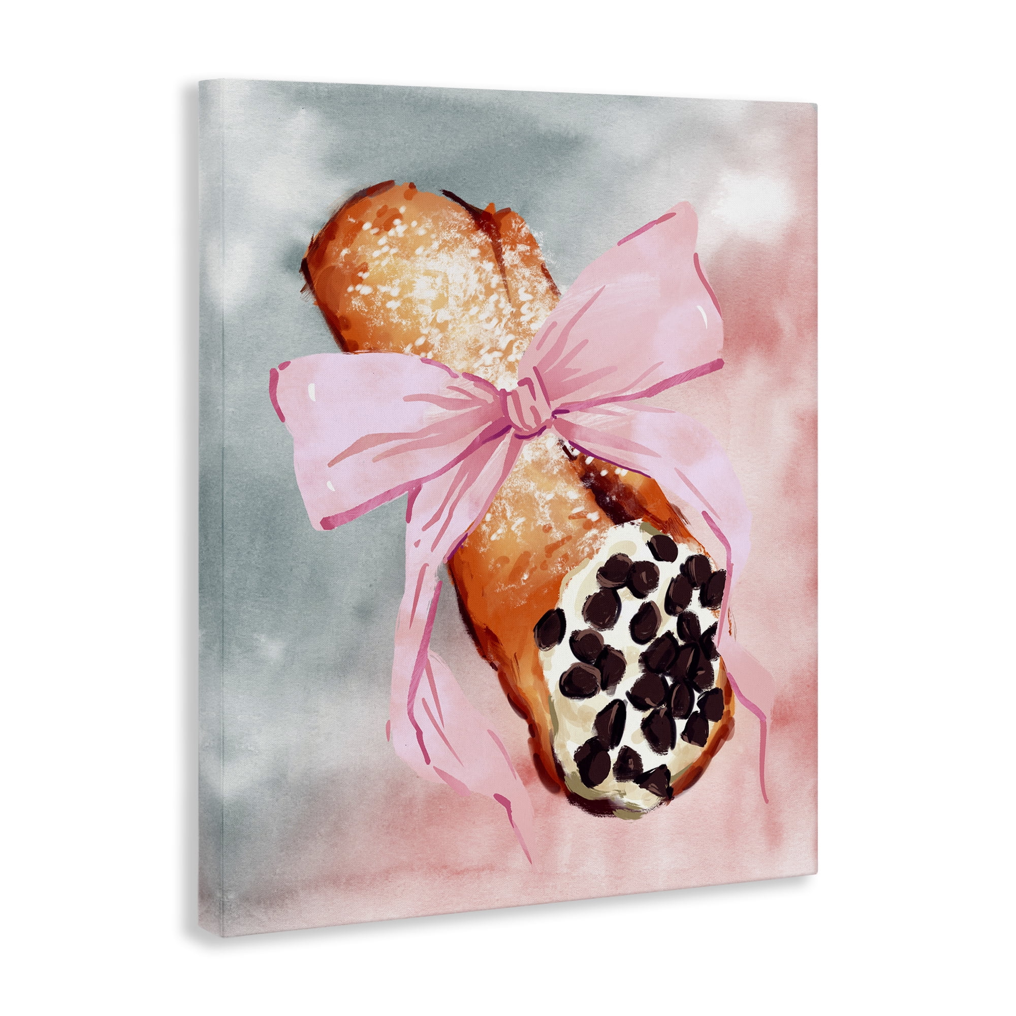 Stupell Industries Glam Cannoli Pastry Food & Beverage Painting Gallery Wrapped Canvas Art Print Wall Art, 16 x 20