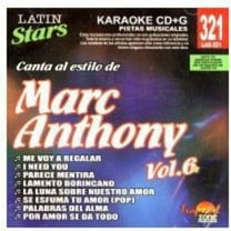Karaoke: Marc Anthony, Vol. 6 - Latin Stars Karaoke