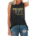 thumbnail image 3 of YI XIANG RAN Vintage 1973 Tank Top Women 50th Birthday T-Shirts Retro 50 Year Old Birthday Gift Shirt Birthday Tee, 3 of 6