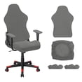 thumbnail image 1 of Fundas para Sillas de Juego, Funda Estirable para Silla de Oficina con Reposabrazos, Protector Elástico para Silla de Oficina de Juego Reclinable, Gris Claro, 1 of 7