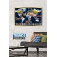 thumbnail image 2 of DaVid Bowman - License Plate Map Wall Poster, 22.375" x 34", Framed, 2 of 3