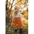 thumbnail image 3 of 2Bunnies Girls' 12M-10yr Peony Lace Straight Long Sleeve Knee Flower Girl Dress, 3 of 7