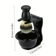 thumbnail image 4 of 3-Piece Beard Grooming Kit: Brush, Soap Bowl, and Acrylic Frame for a Perfect Shave, 4 of 4