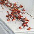 Artificial Wispy Orange Bittersweet and Twig Fall Garland Faux