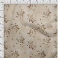 thumbnail image 4 of oneOone Velvet Light Brown Fabric Florals Sewing Craft Projects Fabric Prints By Yard 58 Inch Wide, 4 of 4