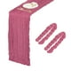 thumbnail image 1 of 2 Paquetes de Caminos de Mesa de Gasa Rosa Polvorienta 35.4" x 118" Caminos de Mesa Rústicos para Bodas y Fiestas, (10 Pies), 1 of 6