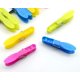 thumbnail image 1 of 24 pinzas de plástico coloridas de 3,35 pulgadas para ropa de lavandería, (azul, verde, amarillo, rosa intenso, 24 piezas de 3,35 pulgadas), 1 of 2