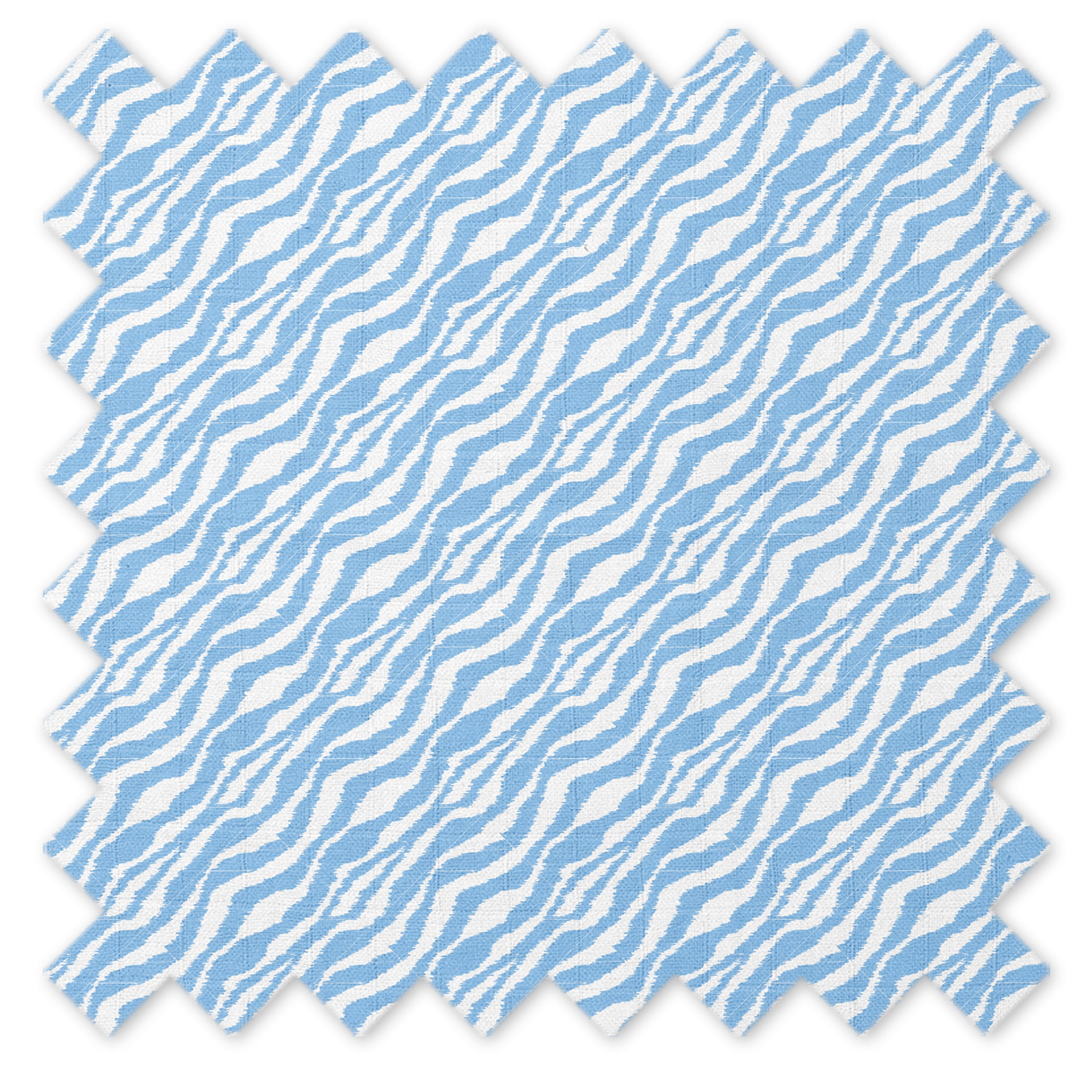 Bacati - Ikat Zebra Dots Blue Muslin Crib or Toddler Bed Fitted Sheet 100% Cotton Muslin