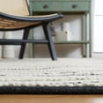 thumbnail image 5 of SAFAVIEH Natura Joyce Striped Area Rug, Black/Ivory, 4' x 6', 5 of 9