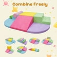 thumbnail image 4 of Kbun Large 8pcs Foam Climbing Blocks, Toddlers Climbing Toys for Climb, Crawl and Slide for Nursery, Living Room, Children's Room, Indoor Climb and Crawl Activity Play Set for Toddler 1-3, 4 of 7